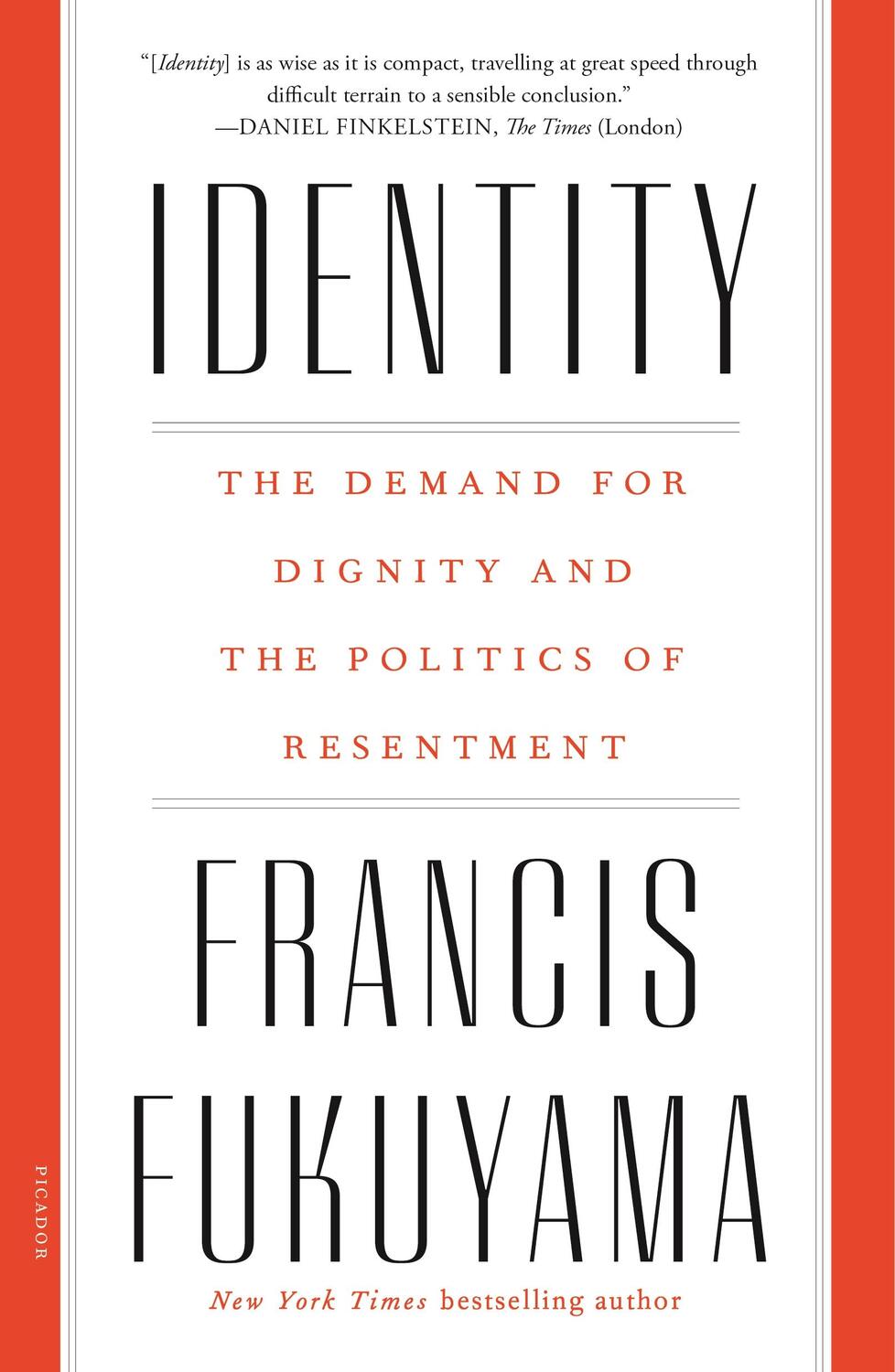 Cover: 9781250234643 | Identity | The Demand for Dignity and the Politics of Resentment
