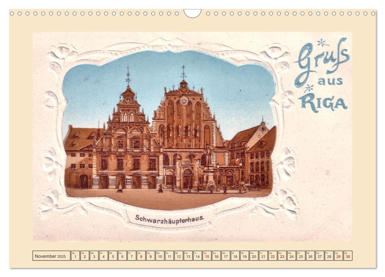 Bild: 9783383920455 | Gruss aus Riga - Historische Ansichtskarten (Wandkalender 2025 DIN...