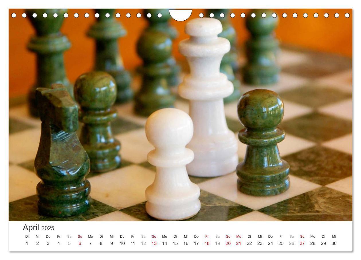 Bild: 9783435489879 | Schach 2025. Impressionen von Figuren und Spielen (Wandkalender...