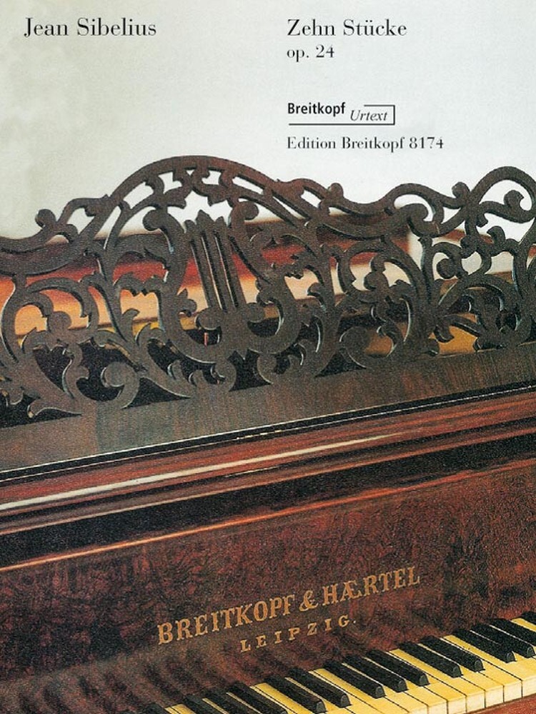 Cover: 9790004182635 | Ten Pieces op. 24 | Jean Sibelius | Breitkopf Urtext Edition | Buch