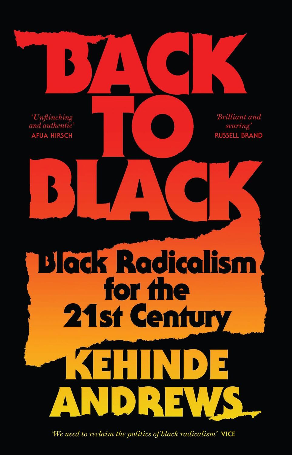 Cover: 9781786992772 | Back to Black | Retelling Black Radicalism for the 21st Century | Buch
