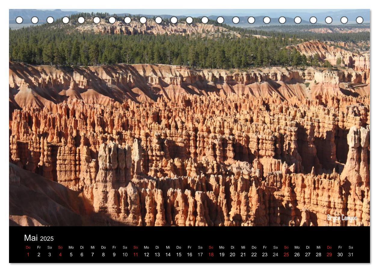 Bild: 9783435812981 | United States National Parks (Tischkalender 2025 DIN A5 quer),...