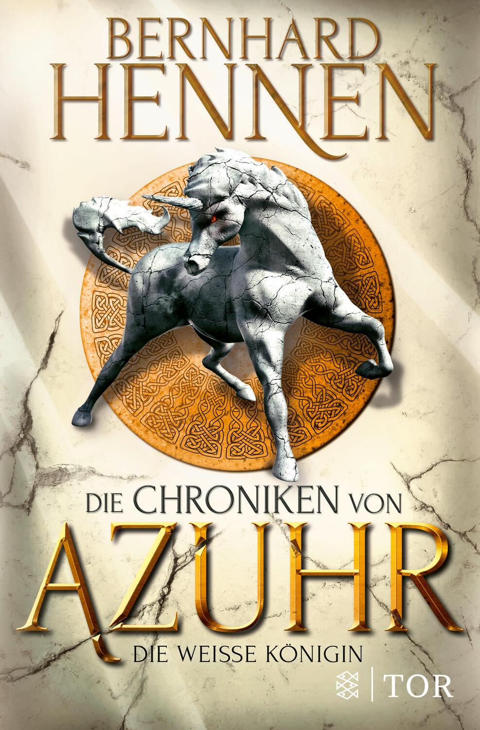 Cover: 9783596707270 | Die Chroniken von Azuhr - Die Weiße Königin | Roman | Bernhard Hennen