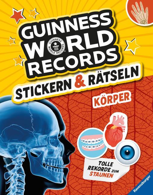 Cover: 9783473480265 | Guinness World Records Stickern und Rätseln: Körper | Taschenbuch