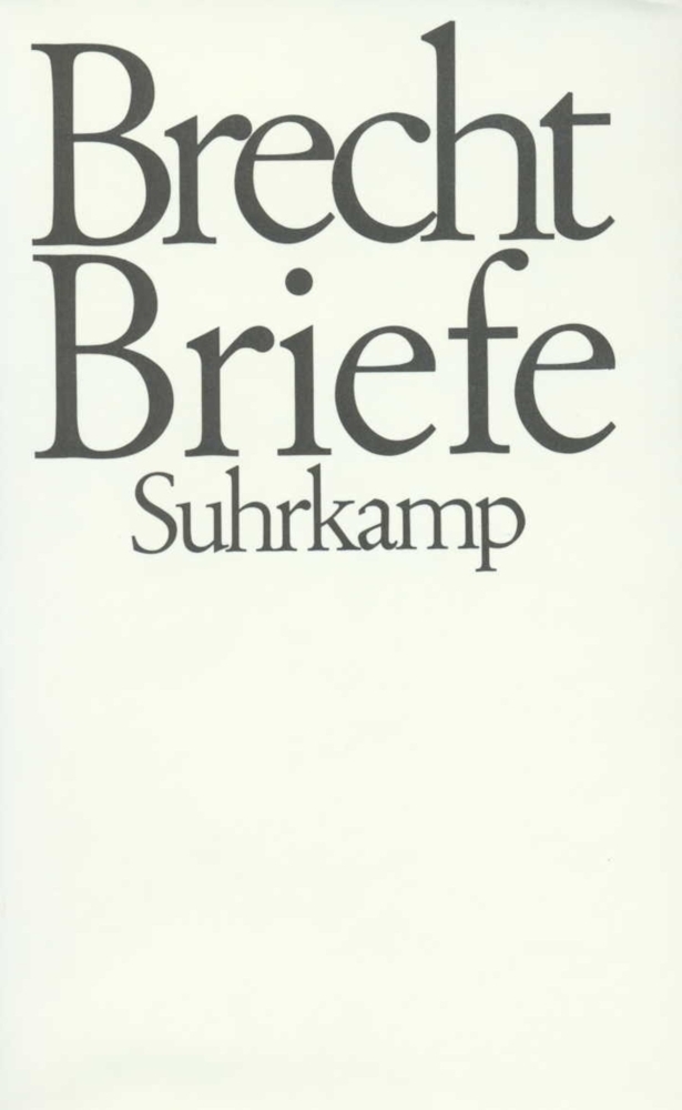 Cover: 9783518022672 | Briefe, 2 Bde. | Bertolt Brecht | Buch | Suhrkamp | EAN 9783518022672