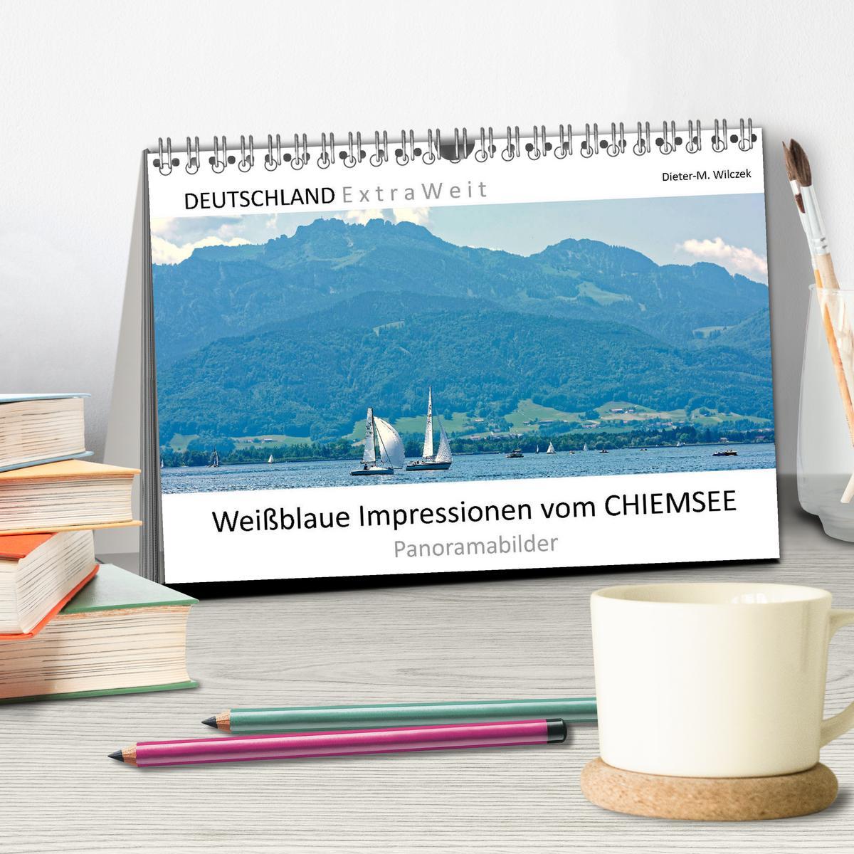 Bild: 9783383796876 | Weißblaue Impressionen vom Chiemsee (Tischkalender 2025 DIN A5...