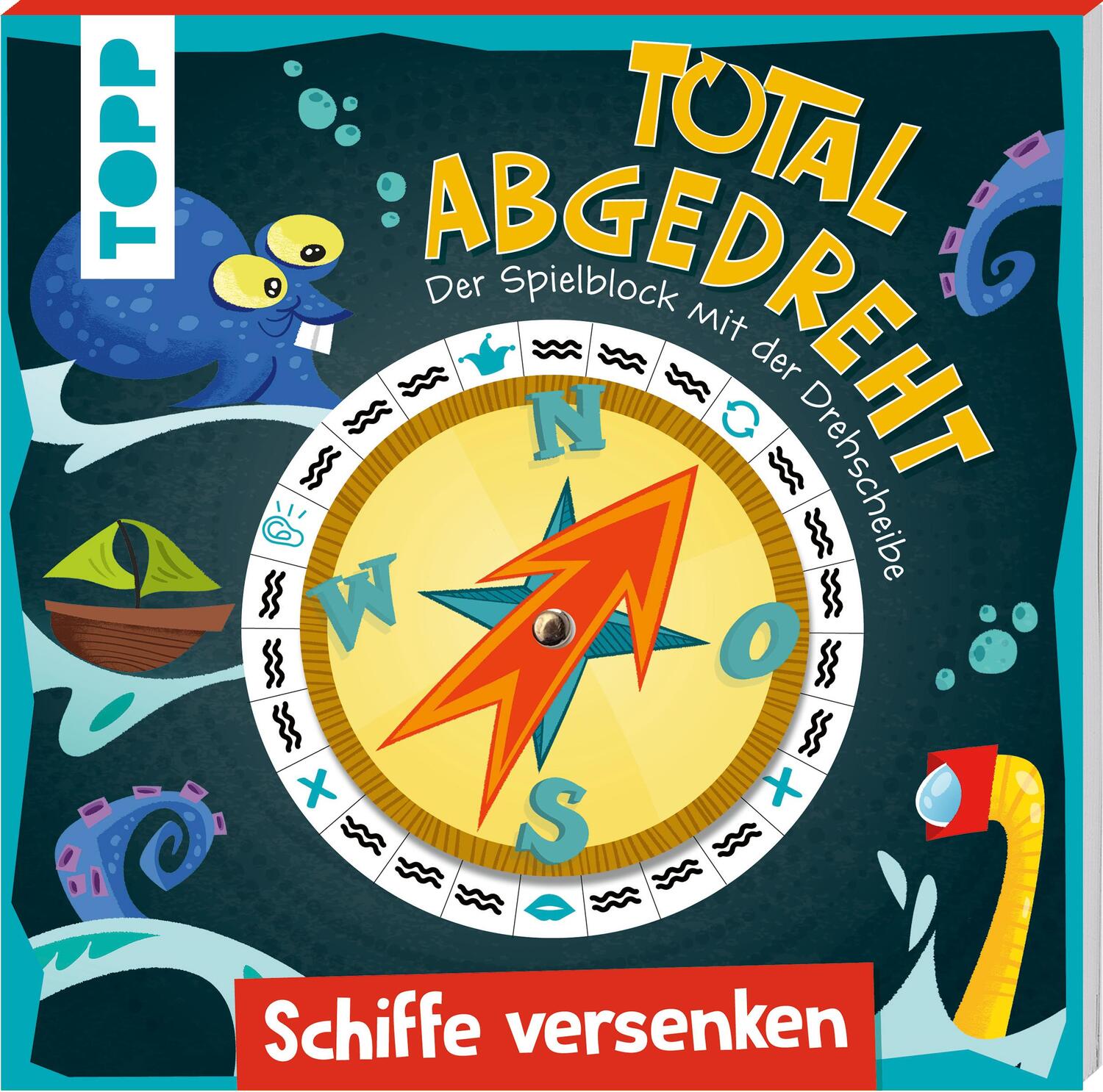 Cover: 9783735890917 | Total abgedreht! Spieleblock mit Drehscheibe - Schiffe versenken