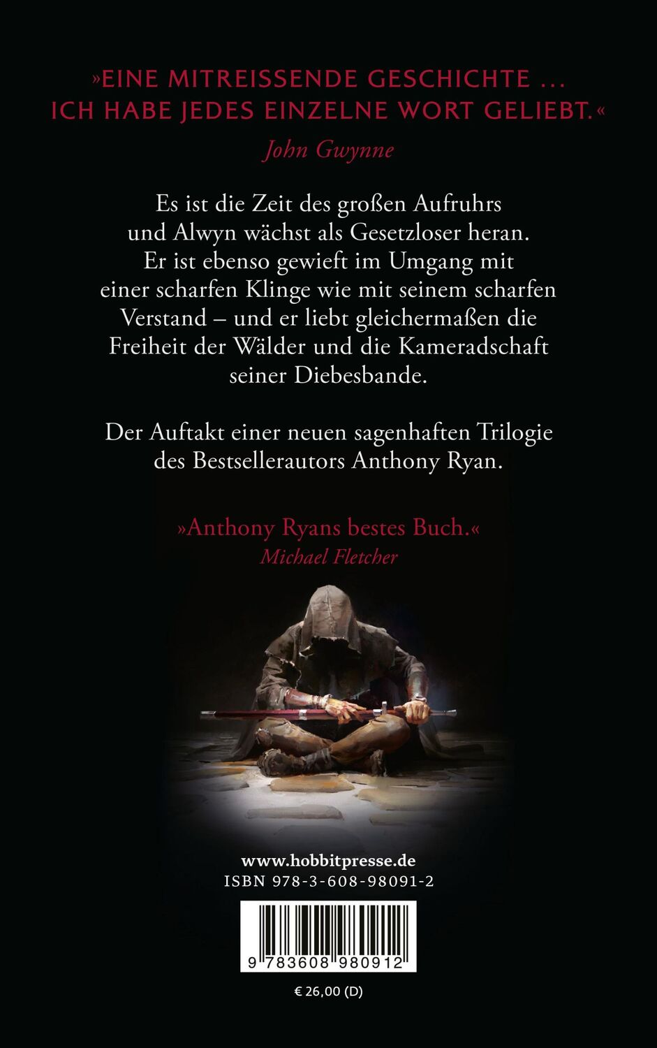 Rückseite: 9783608980912 | Der Paria | Der stählerne Bund 1 | Anthony Ryan | Buch | 718 S. | 2023