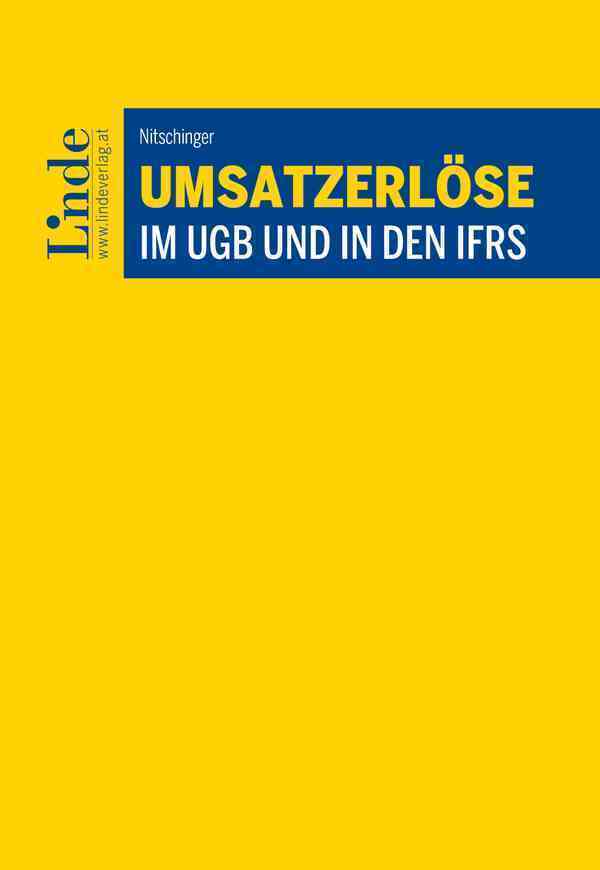 Cover: 9783707347531 | Umsatzerlöse im UGB und in den IFRS | Verena Nitschinger | Taschenbuch