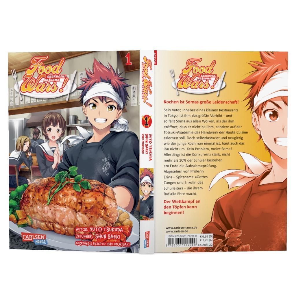 Bild: 9783551777249 | Food Wars - Shokugeki No Soma 01 | Yuto Tsukuda | Taschenbuch | 208 S.