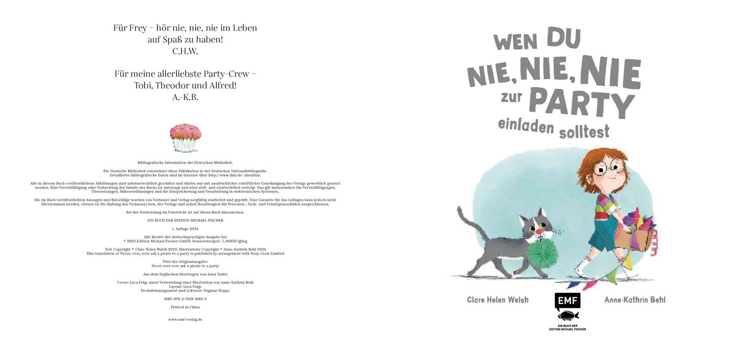 Bild: 9783745918892 | Wen du nie, nie, nie zur Party einladen solltest | Clare Helen Welsh