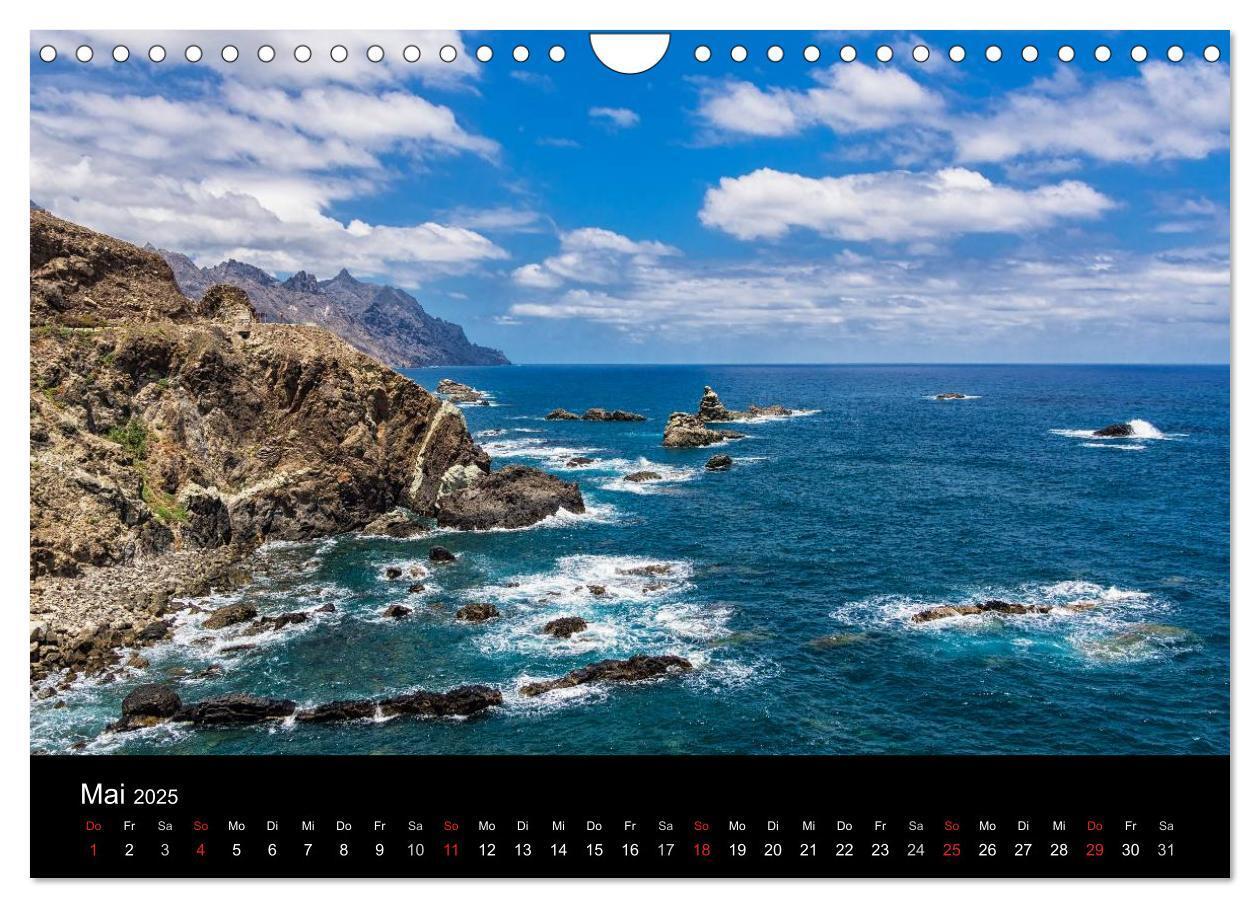 Bild: 9783435778447 | Teneriffa (Wandkalender 2025 DIN A4 quer), CALVENDO Monatskalender