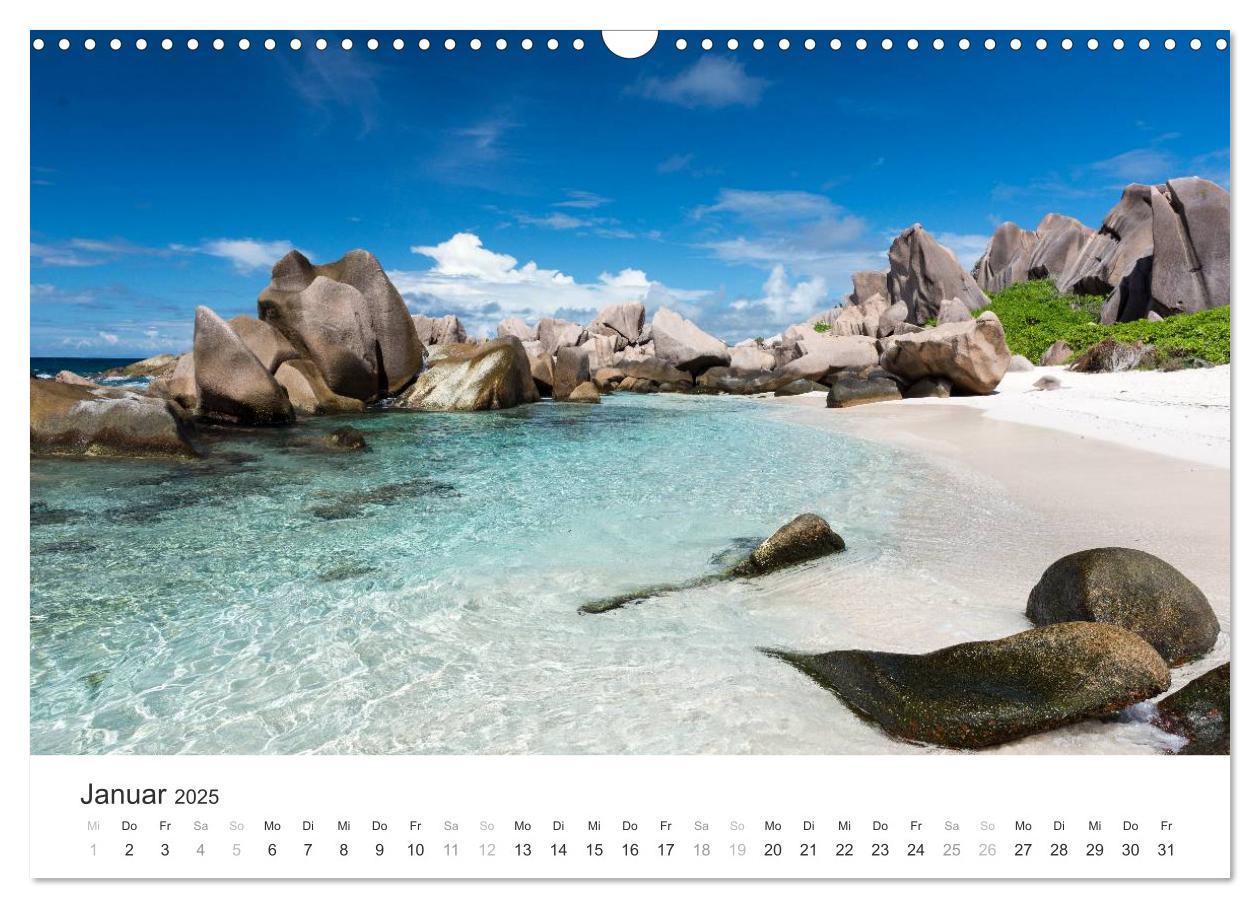 Bild: 9783435503728 | Seychellen - Willkommen im Paradies (Wandkalender 2025 DIN A3...