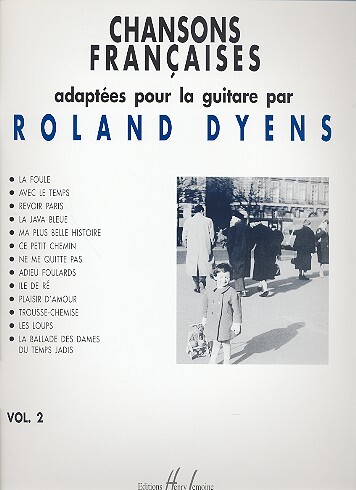 Cover: 9790230963299 | Chansons francaises vol.2 pour guitare seule | Roland Dyens | Buch