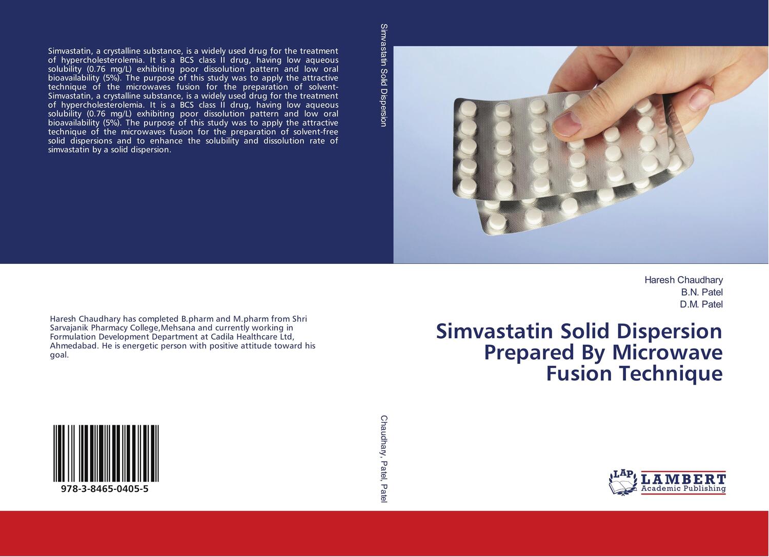 Cover: 9783846504055 | Simvastatin Solid Dispersion Prepared By Microwave Fusion Technique