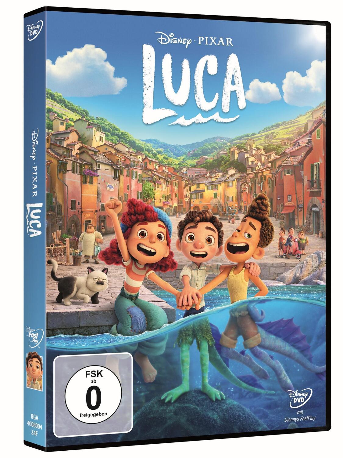 Cover: 8717418595432 | Luca | Enrico Casarosa (u. a.) | DVD | Deutsch | 2021 | Walt Disney