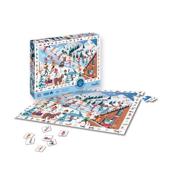 Bild: 3760124875003 | Calypto - Wintersport 100 XL Teile Puzzle | Sentosphere | Spiel | 2023