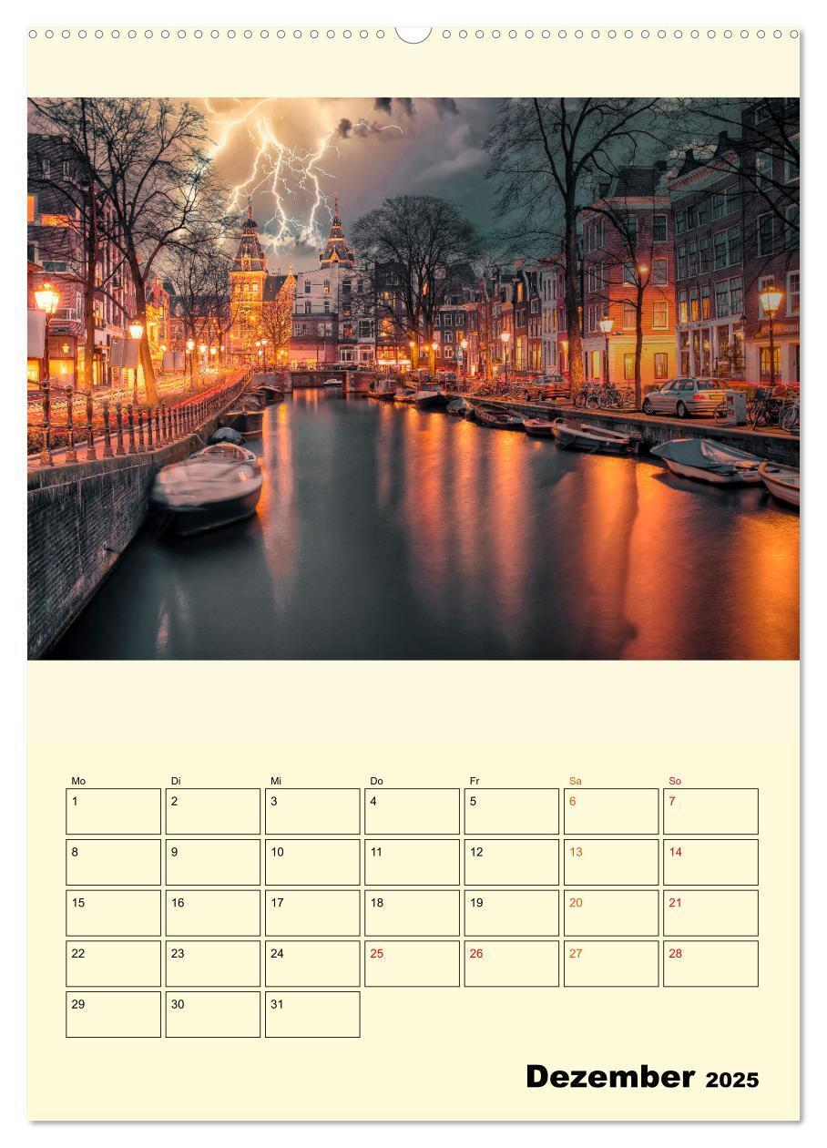 Bild: 9783435889594 | Metropolen im Gewitter (hochwertiger Premium Wandkalender 2025 DIN...