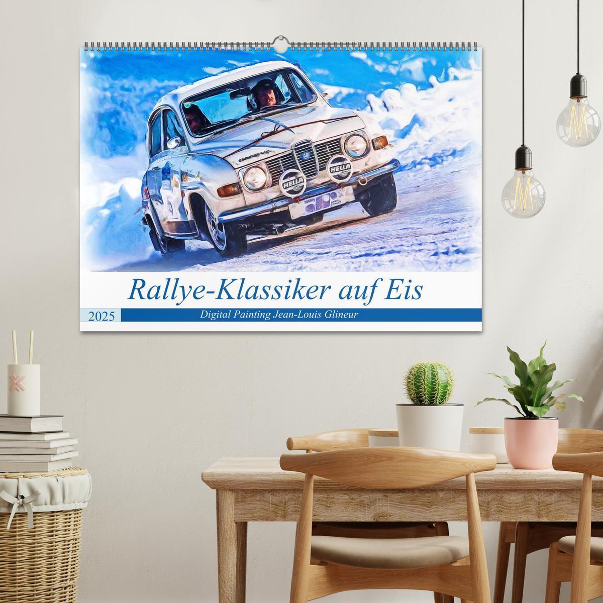 Bild: 9783435233007 | Rallye-Klassiker auf Eis (Wandkalender 2025 DIN A2 quer), CALVENDO...