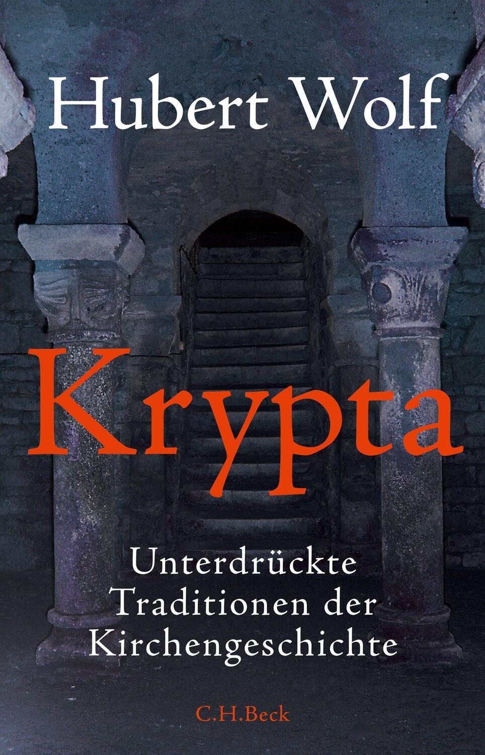 Cover: 9783406675478 | Krypta | Unterdrückte Traditionen der Kirchengeschichte | Hubert Wolf