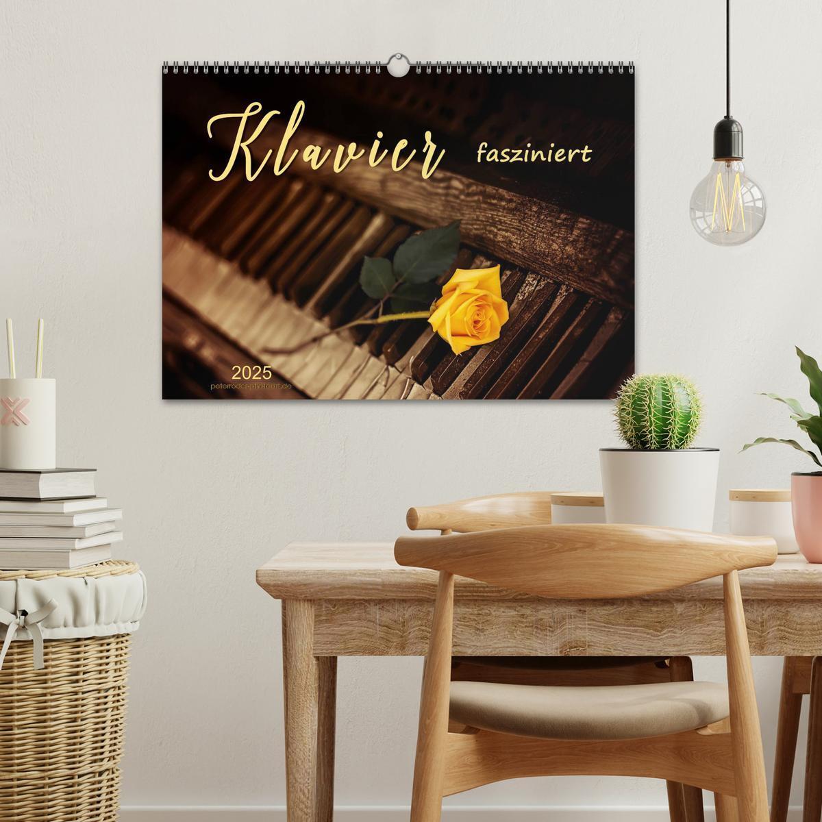 Bild: 9783435468737 | Klavier fasziniert (Wandkalender 2025 DIN A3 quer), CALVENDO...