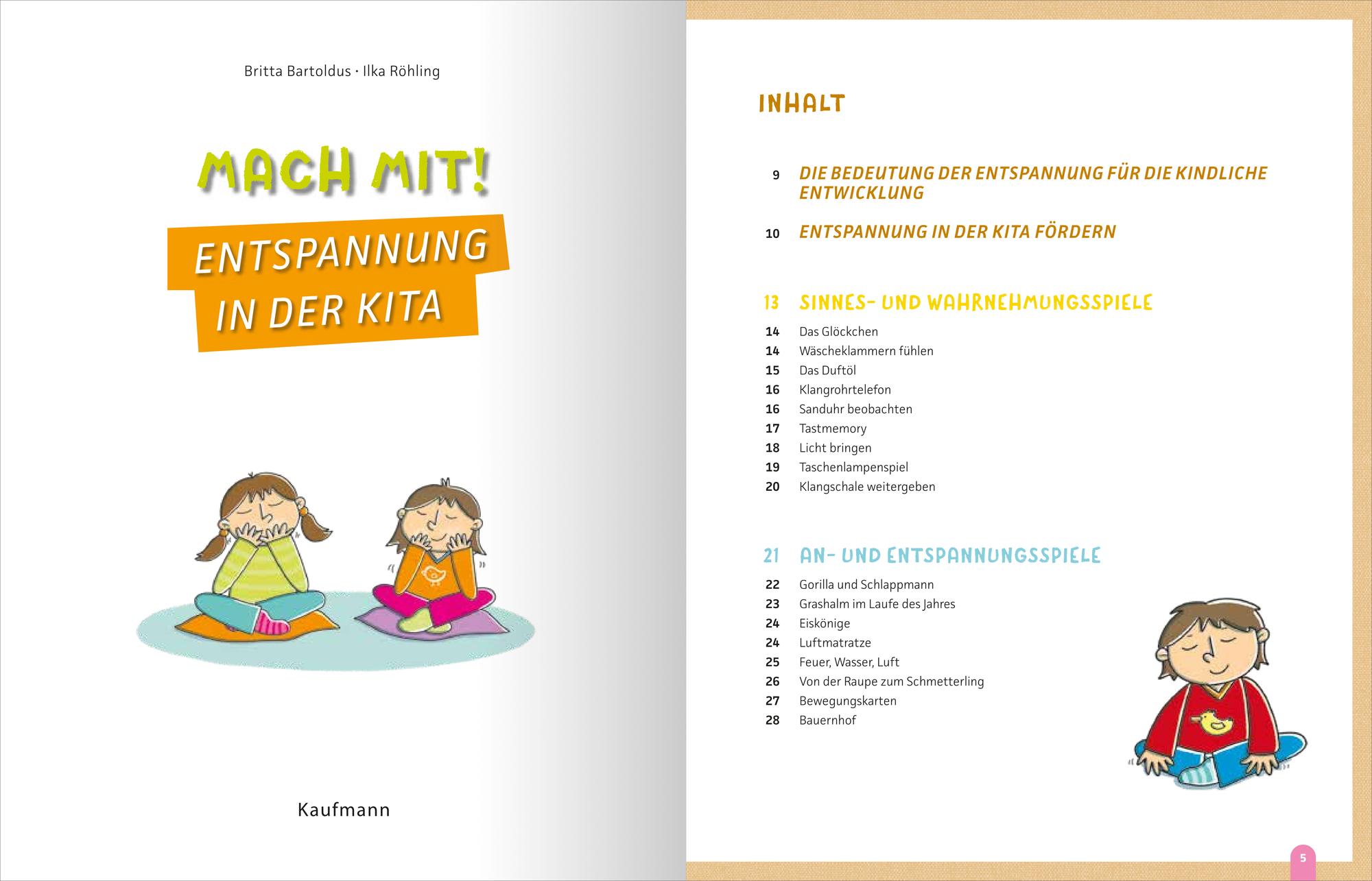 Bild: 9783780652089 | Mach mit! Entspannung in der Kita | Britta Bartoldus | Taschenbuch