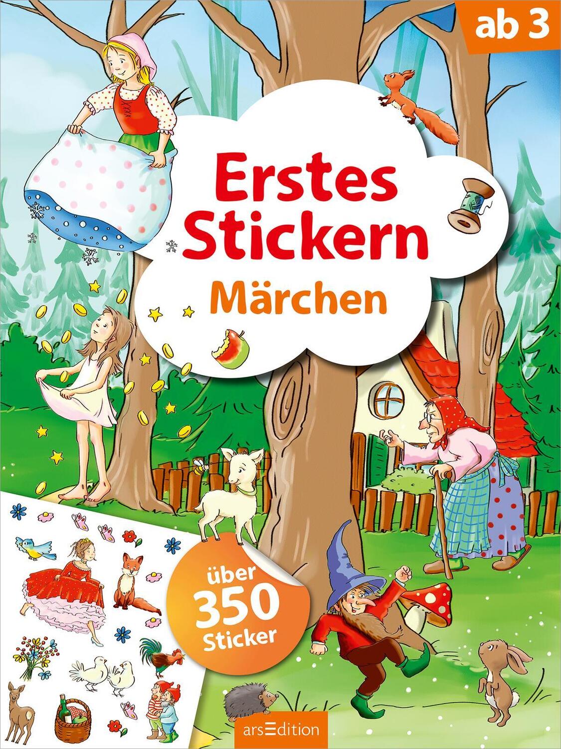 Bild: 9783845826486 | Erstes Stickern Märchen | über 350 Sticker | Taschenbuch | 24 S.