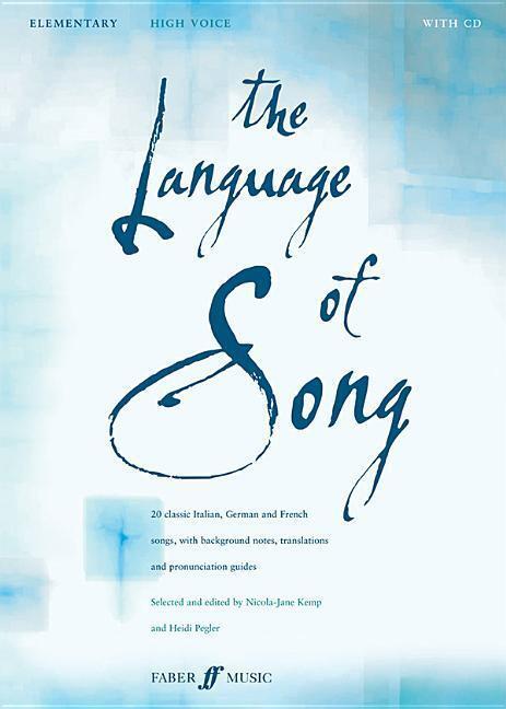 Cover: 9780571523450 | The Language of Song -- Elementary: High Voice, Book & CD | Buch