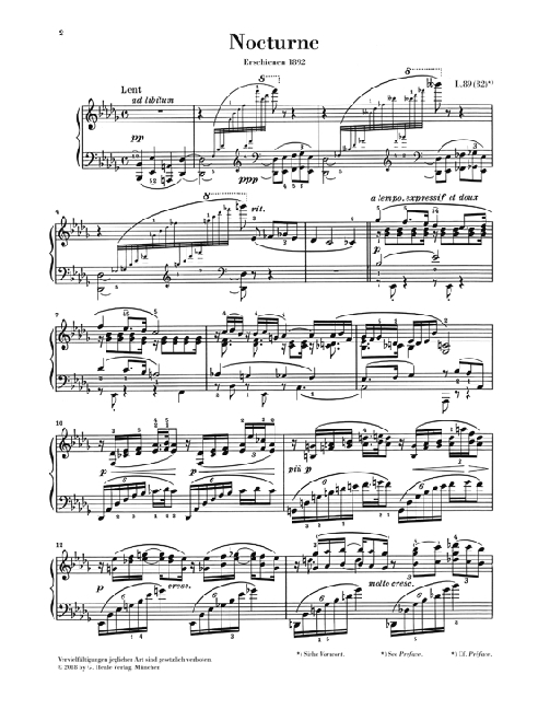 Bild: 9790201810874 | Claude Debussy - Nocturne | Besetzung: Klavier zu zwei Händen | Buch