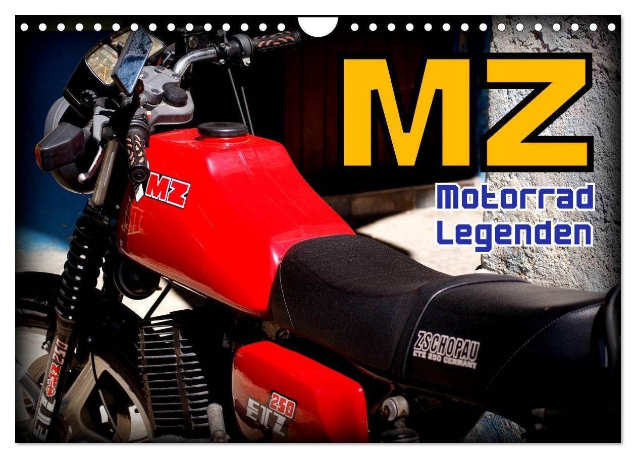 Cover: 9783675694460 | Motorrad-Legenden - MZ (Wandkalender 2024 DIN A4 quer), CALVENDO...
