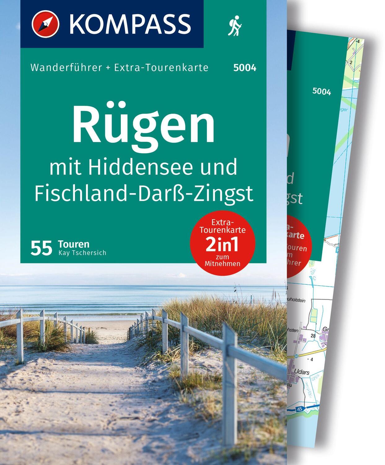 Cover: 9783991541332 | KOMPASS Wanderführer Rügen, mit Hiddensee und...