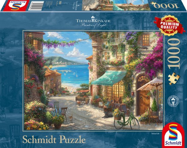 Cover: 4001504596248 | Café an der italienischen Riviera (Puzzle) | Thomas Kinkade | Spiel