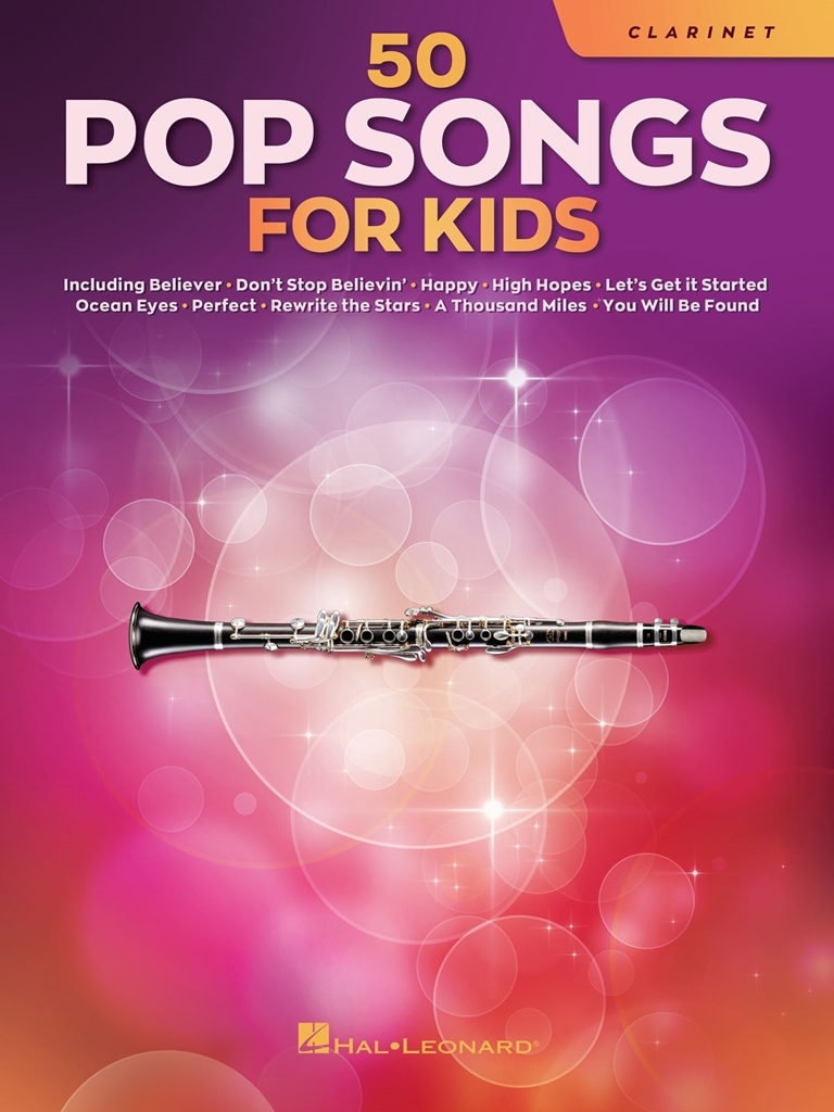 Cover: 840126936285 | 50 Pop Songs for Kids | for Clarinet | Instrumental Folio | Buch