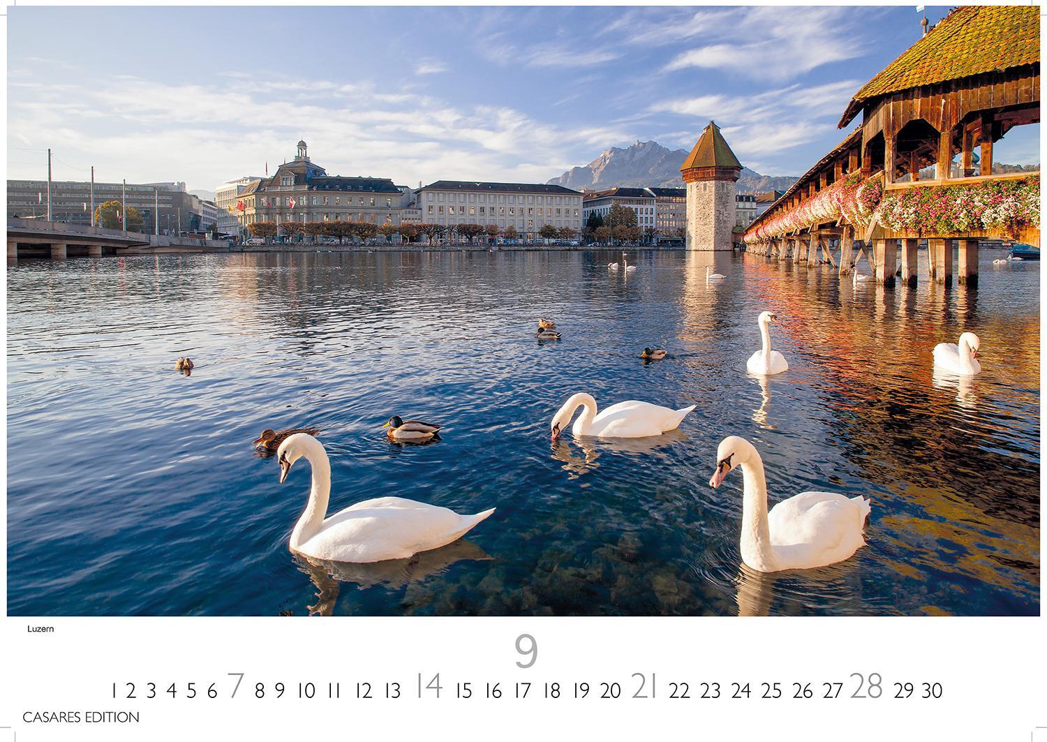 Bild: 9781835241523 | Schweiz 2025 L 35x50cm | Kalender | 14 S. | Deutsch | 2025