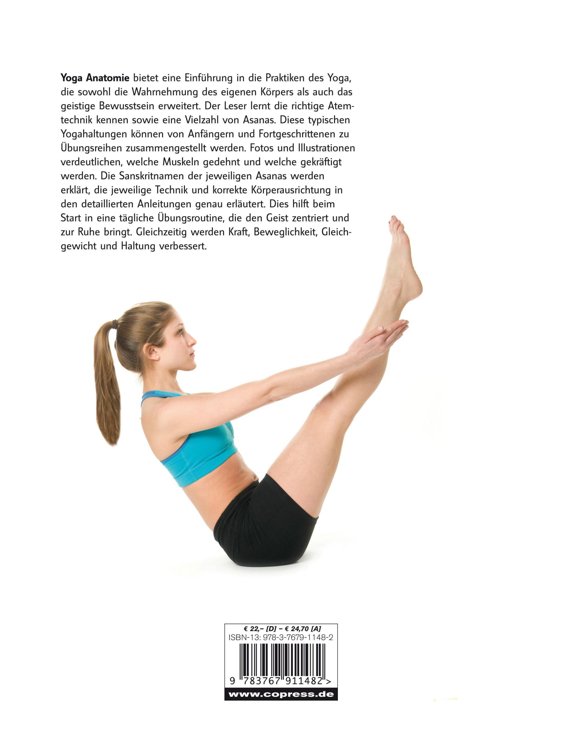 Rückseite: 9783767911482 | Anatomie des Yoga | Abigail Ellsworth | Buch | 160 S. | Deutsch | 2012