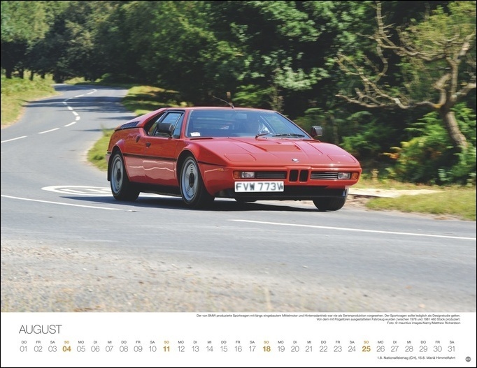 Bild: 9783756401635 | Legendäre Autos Posterkalender 2024. Exklusiver Wand-Kalender mit...
