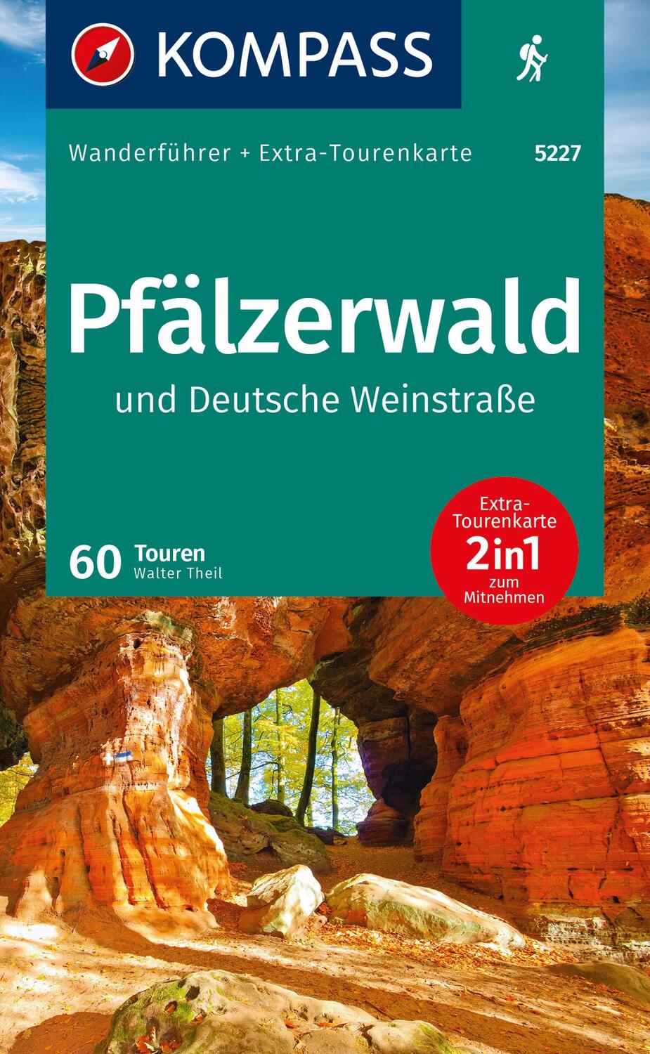 Cover: 9783991219712 | KOMPASS Wanderführer Pfälzerwald und Deutsche Weinstraße, 60 Touren...