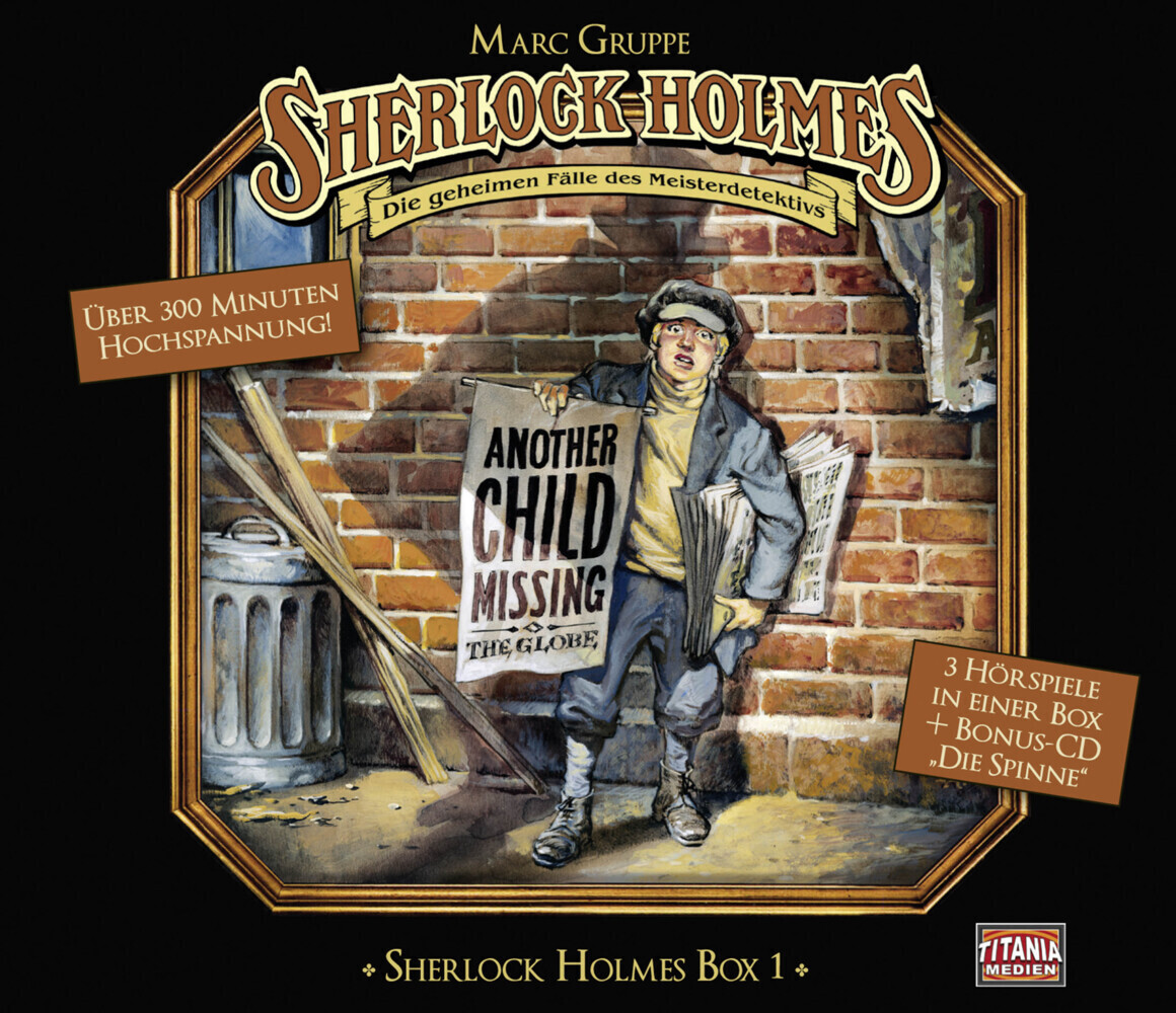 Cover: 9783785751305 | Sherlock Holmes Box. Box.1, 4 Audio-CDs | Arthur Conan Doyle | CD