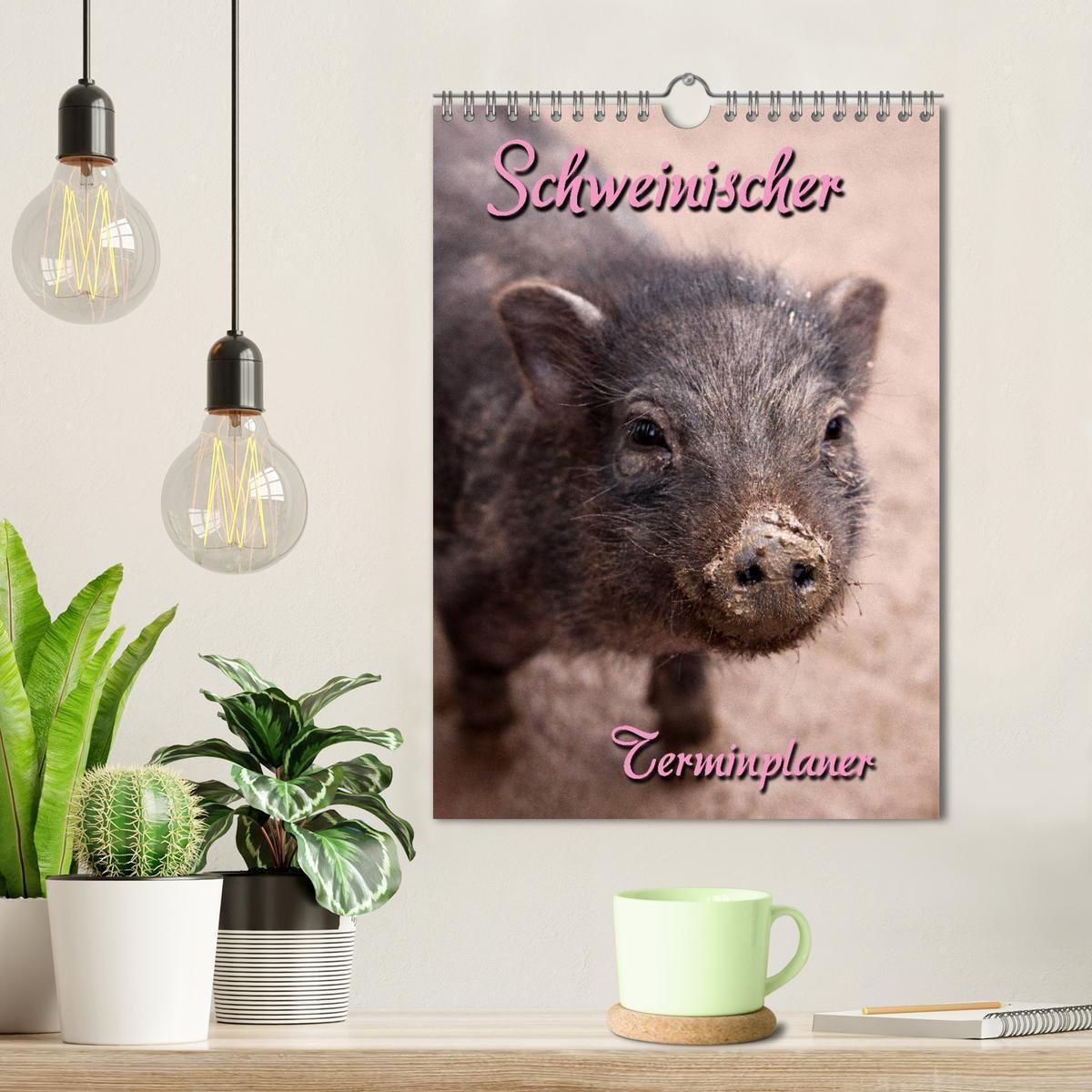 Bild: 9783457077214 | Schweinischer Terminplaner (Wandkalender 2025 DIN A4 hoch),...