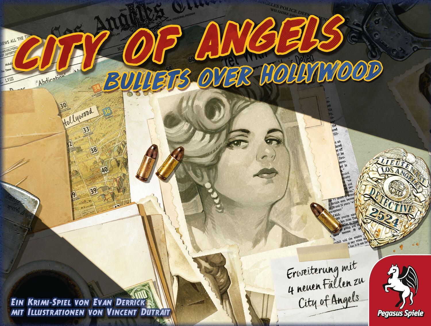 Bild: 4250231729843 | City of Angels: Bullets over Hollywood [Erweiterung] | Spiel | Deutsch