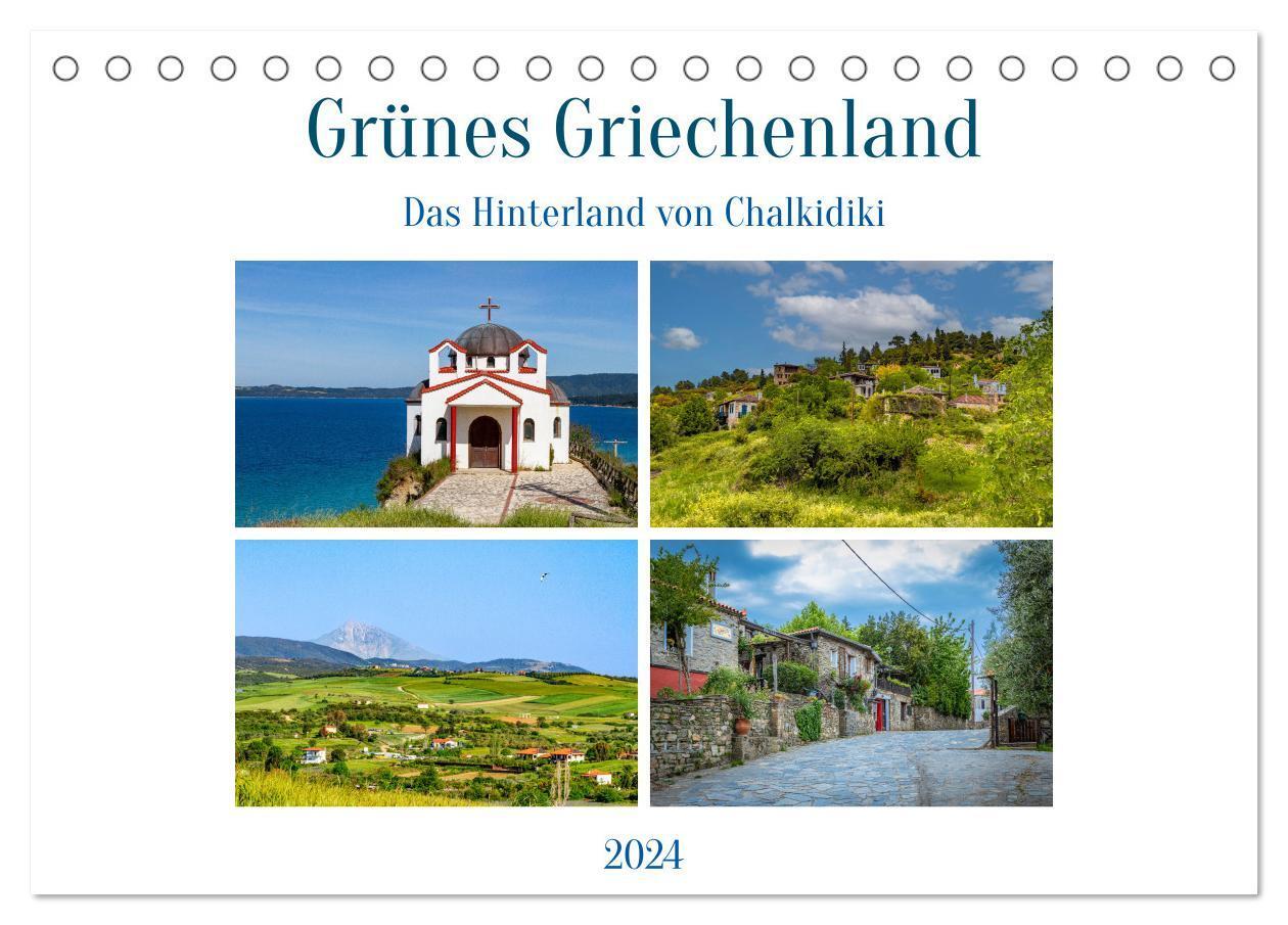 Cover: 9783675781313 | Grünes Griechenland (Tischkalender 2024 DIN A5 quer), CALVENDO...