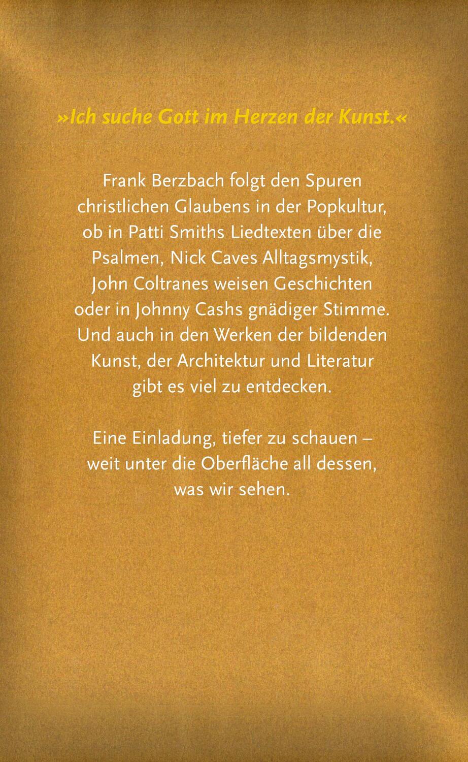 Rückseite: 9783963402470 | Die Kunst, zu glauben | Frank Berzbach | Buch | 224 S. | Deutsch