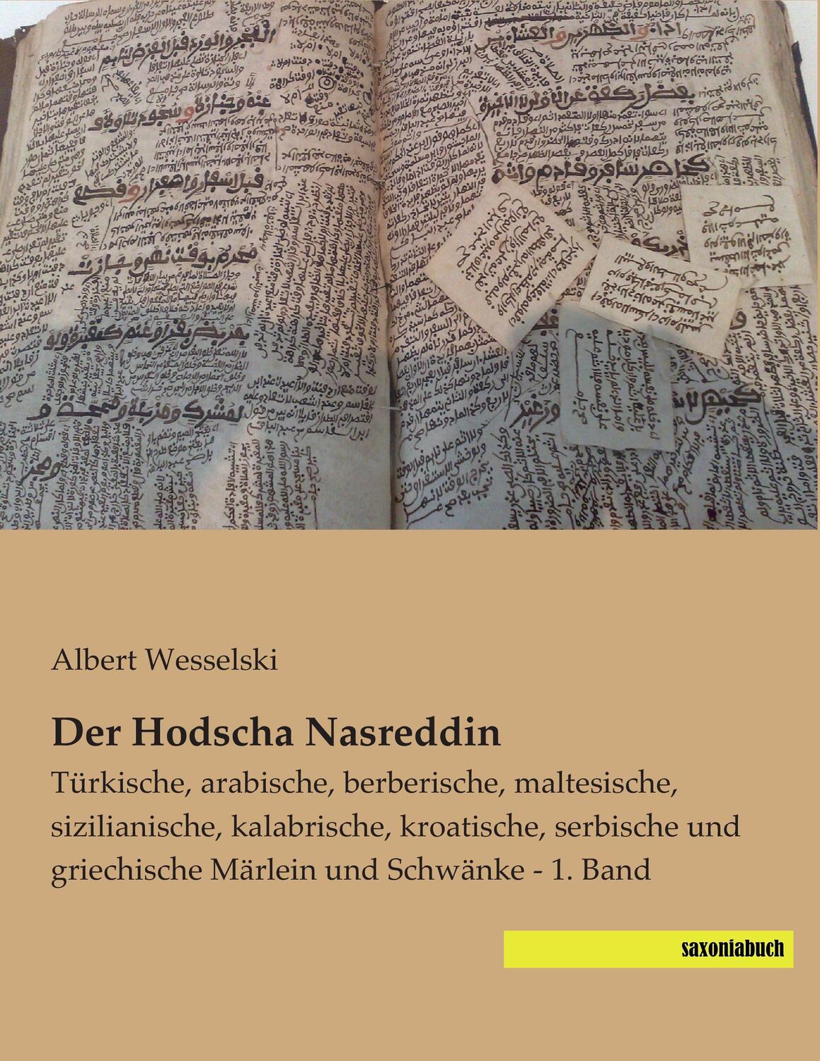 Cover: 9783957700315 | Der Hodscha Nasreddin | Albert Wesselski | Taschenbuch | Paperback