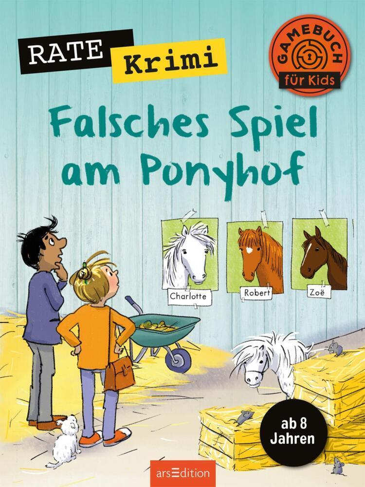 Cover: 9783845846910 | Rate-Krimi - Falsches Spiel am Ponyhof | Ab 8 Jahren | Ute Löwenberg