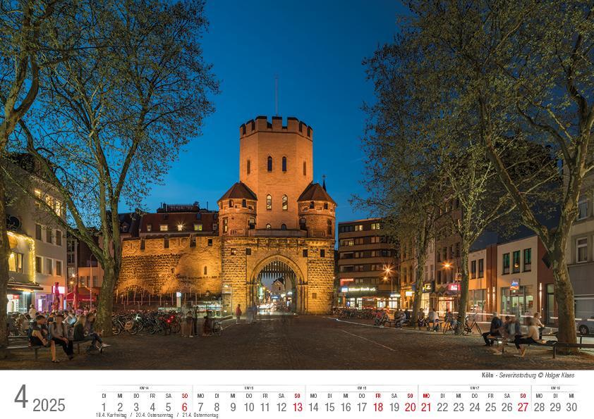 Bild: 9783965352070 | Köln 2025 Bildkalender A4 quer, spiralgebunden | Holger Klaes | 2025