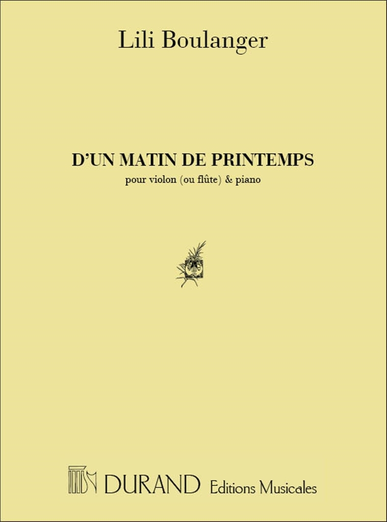 Cover: 9790044044726 | D'Un Matin De Printemps | Lili Boulanger | Partitur | 2001