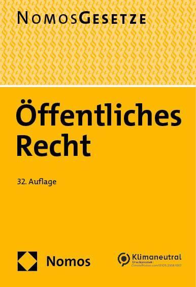 Cover: 9783756007691 | Öffentliches Recht | Taschenbuch | Klappenbroschur | 2400 S. | Deutsch