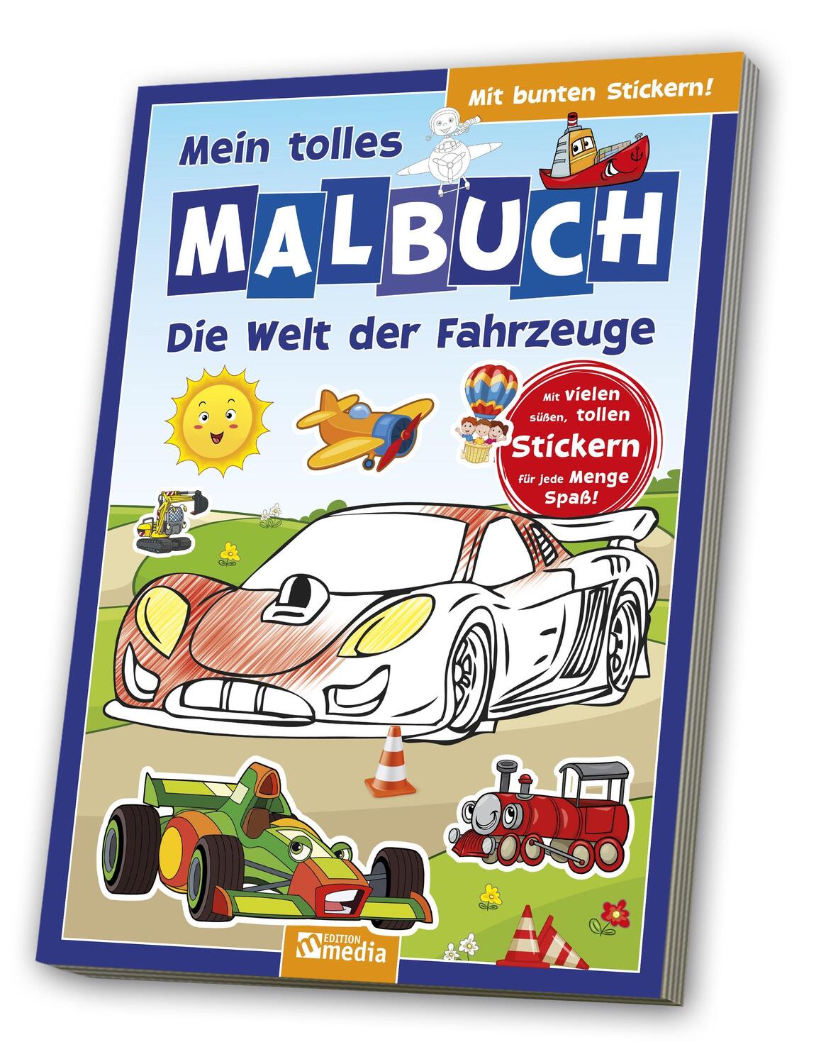 Cover: 4019393920266 | Malbuch mit Stickern: Fahrzeuge | Broschüre | Deutsch | 2022