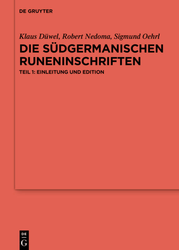 Cover: 9783110530995 | Die südgermanischen Runeninschriften, 2 Teile | Klaus Düwel (u. a.)