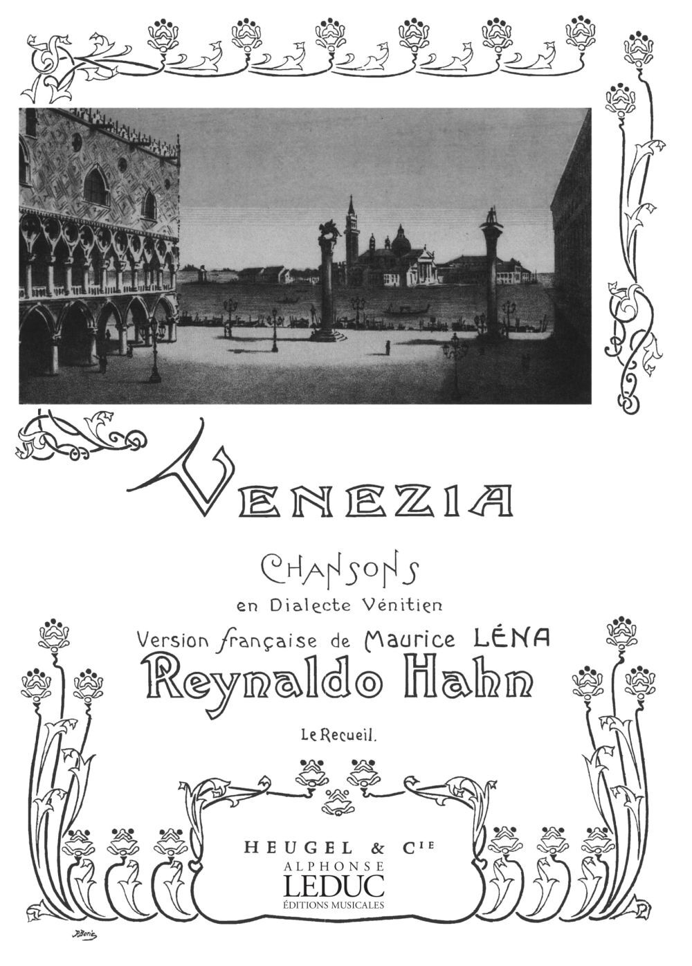 Cover: 9790047206787 | Venezia | Reynaldo Hahn | Buch | Éditions Alphonse Leduc